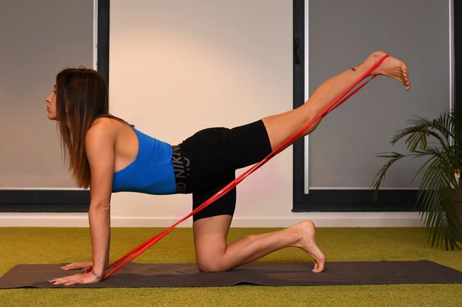 Guma Power Band GTX - czerwona (100158)