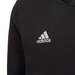 Dziecięca Bluza Bawełniana z Kapturem Adidas Entrada 22 Hoody Czarna (H57516)