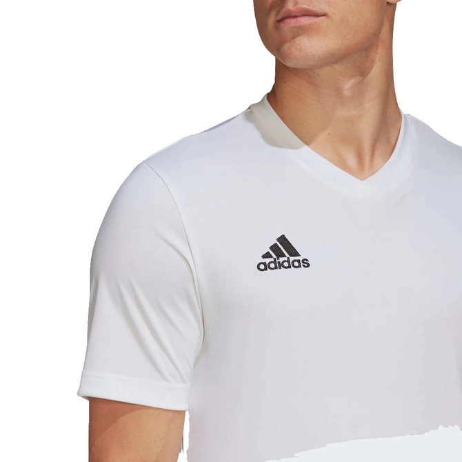 Dziecięca Koszulka Piłkarska Adidas Entrada 22 Biały (HC5054)