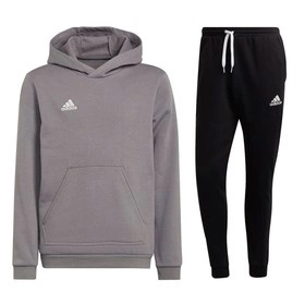 Dziecięcy Komplet Bawełniany Adidas Entrada 22 Szary (H57515)