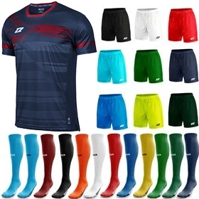 Komplet Strój Piłkarski Zina La Liga Granatowy