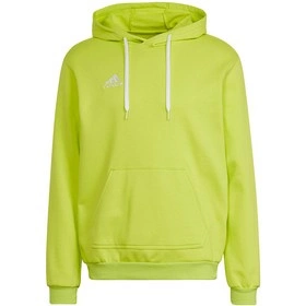 Męska Bluza Bawełniana z Kapturem Adidas Entrada 22 Hoody Limonkowa (HC5083)