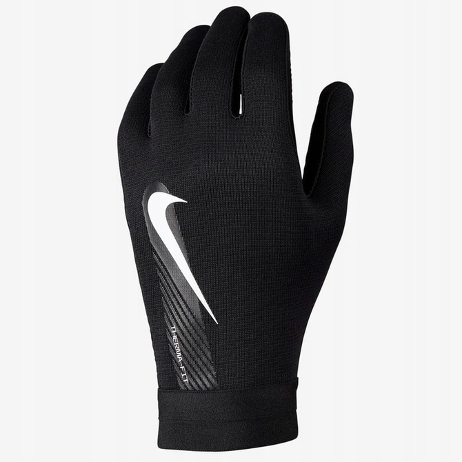 Rękawiczki Piłkarskie Nike THERMA-FIT Academy Czarne (DQ6071-010)