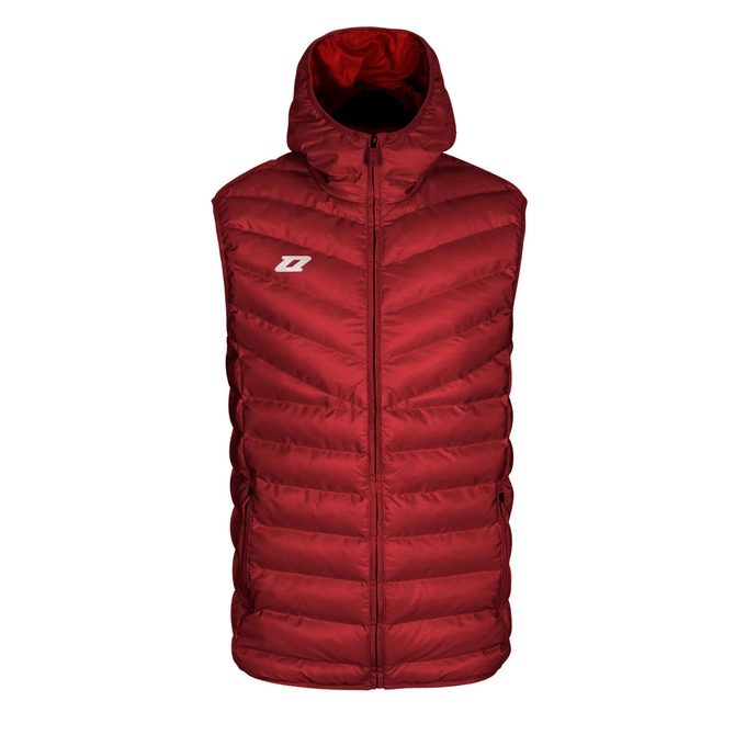 Męski Bezrękawnik Puchowy Zina Madera Bordowy (A02602)