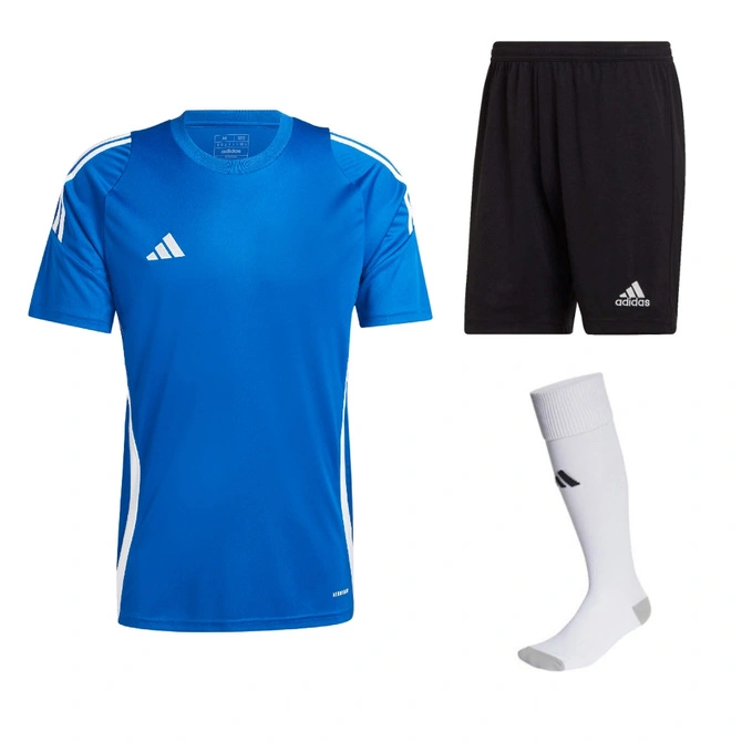 Komplet Strój Piłkarski Adidas TIRO 24 Niebieski (IS1014 + H57504)