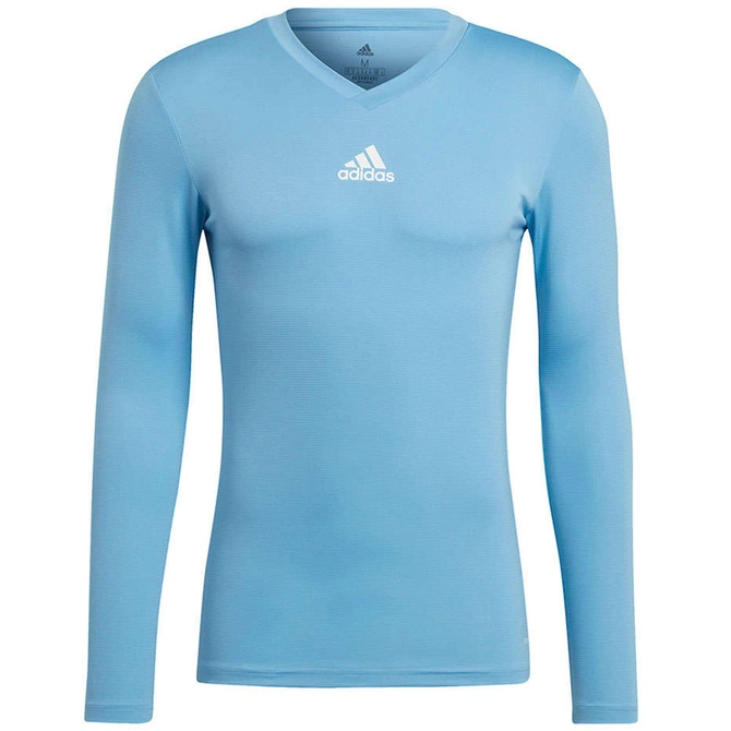 Męska Koszulka Termoaktywna Adidas Base Tee 21 Błękitna (GN7507)