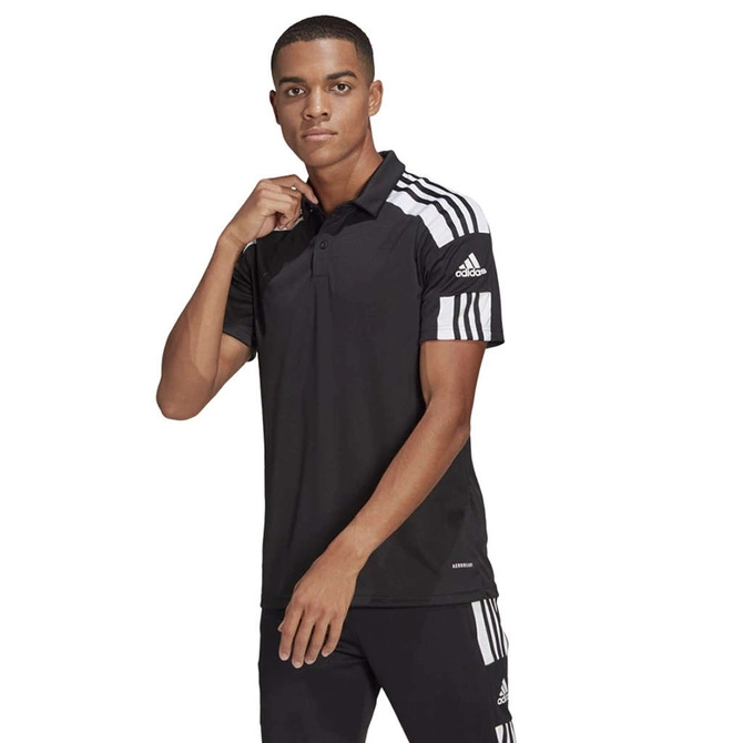 Męska Koszulka Adidas Squadra 21 Polo Czarna (GK9556)
