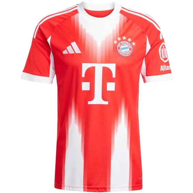 Koszulka męska adidas FC Bayern 25/26 Home czerwona JJ2137