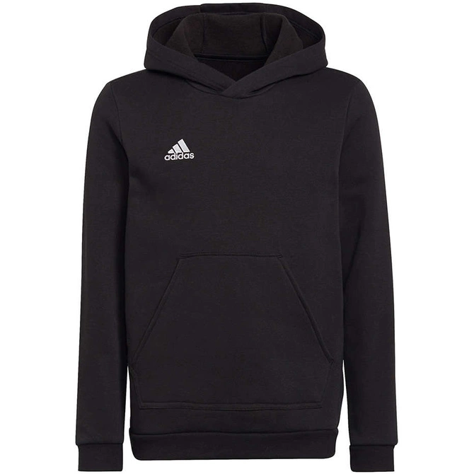 Dziecięca Bluza Bawełniana z Kapturem Adidas Entrada 22 Hoody Czarna (H57516)