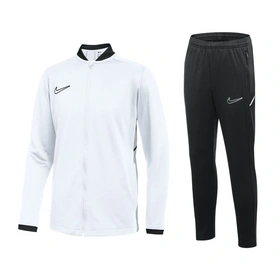 Dziecięcy Dres Sportowy Nike Academy 25 Długi Zamek biały (FZ9836 100 + FZ9816 010)