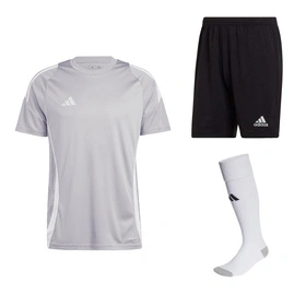 Komplet Strój Piłkarski Adidas TIRO 24 Szary (IS1012 + H57504)