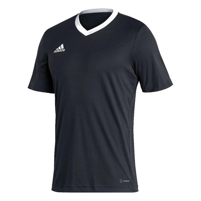 Dziecięca Koszulka Piłkarska Adidas Entrada 22 Czarny (H57497)