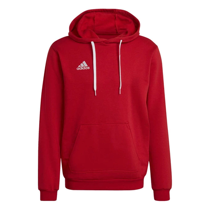 Męska Bluza Bawełniana z Kapturem Adidas Entrada 22 Hoody Czerwona (H57514)