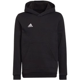 Dziecięca Bluza Bawełniana z Kapturem Adidas Entrada 22 Hoody Czarna (H57516)