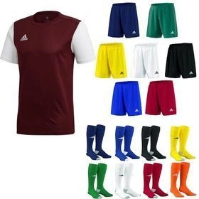 Męski Komplet - Strój Piłkarski Adidas Estro 19 (DP3239) bordowy