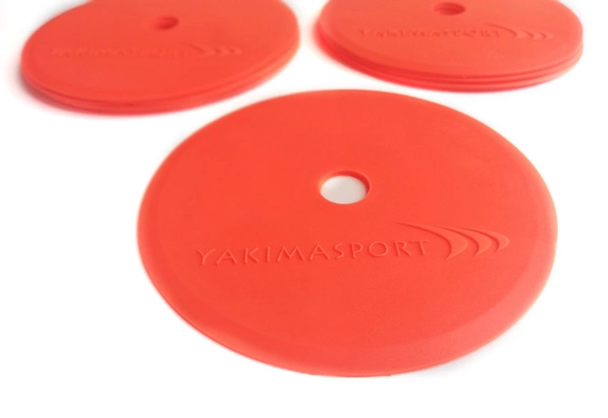 Znaczniki pola płaskie (maty znakujące) - zestaw 10 szt. pomarańczowe (100580)