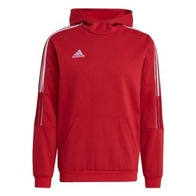 Męska Bluza z Kapturem Adidas Tiro 21 Sweat Hoody Czerwona (GM7353)