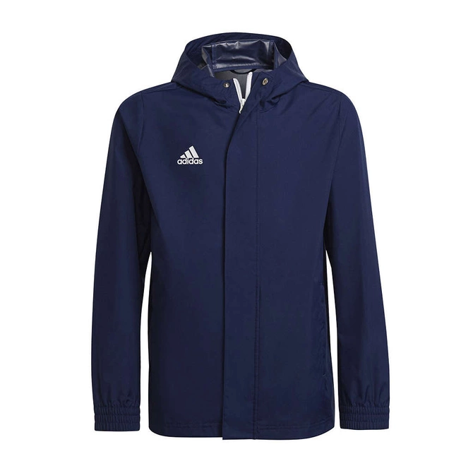 Dziecięca Kurtka Przeciwdeszczowa Adidas Entrada 22 All Weather Jacket Granatowa (IK4012)