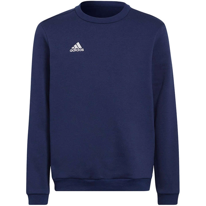 Bluza Dziecięca Bawełniana Adidas Entrada 22 Sweat Top Granatowa (H57568)
