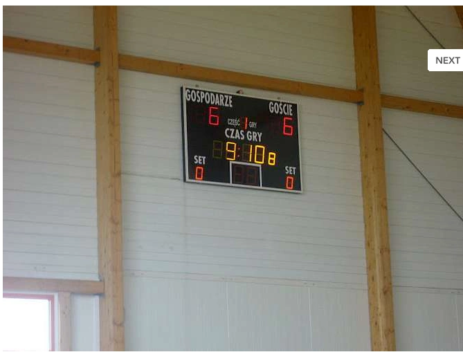 Tablica wyników- hala (TZG 100)