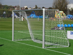 Bramka aluminiowa do piłki nożnej 5 x 2 m przenośna (BR0008)