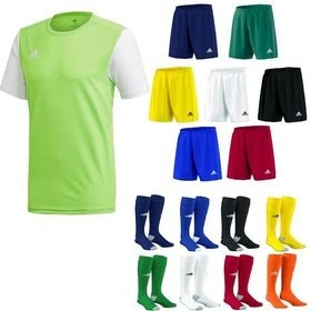 Męski Komplet - Strój Piłkarski Adidas Estro 19 (DP3240) seledynowy