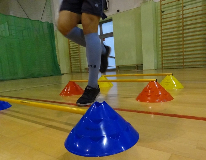 Laska treningowa 1 m Niebieski (100075)