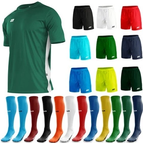 Komplet Strój Piłkarski Zina Contra Junior Zielony