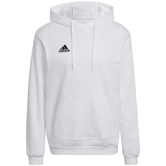 Męska Bluza Bawełniana z Kapturem Adidas Entrada 22 Hoody Biała (HG6302)