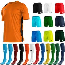 Komplet Strój Piłkarski Zina Contra Junior Pomarańczowy