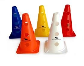 Pachołek z otworami 23 cm Żółty (100042)