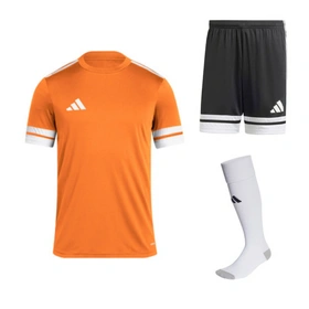 Komplet Strój Piłkarski Adidas SQUADRA 25 Pomarańczowy (JC8674 + JH3402)