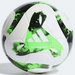 Piłka Adidas Tiro Junior 350 League biało-zielona (HT2427) r.4