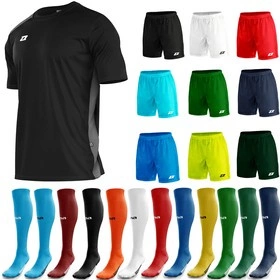 Komplet Strój Piłkarski Zina Contra Czarny