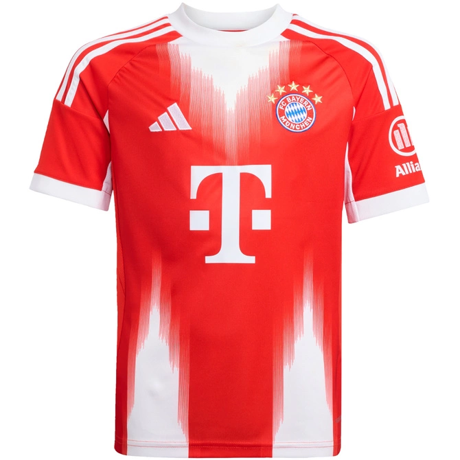 Koszulka dla dzieci adidas FC Bayern 25/26 Home czerwona JN8525