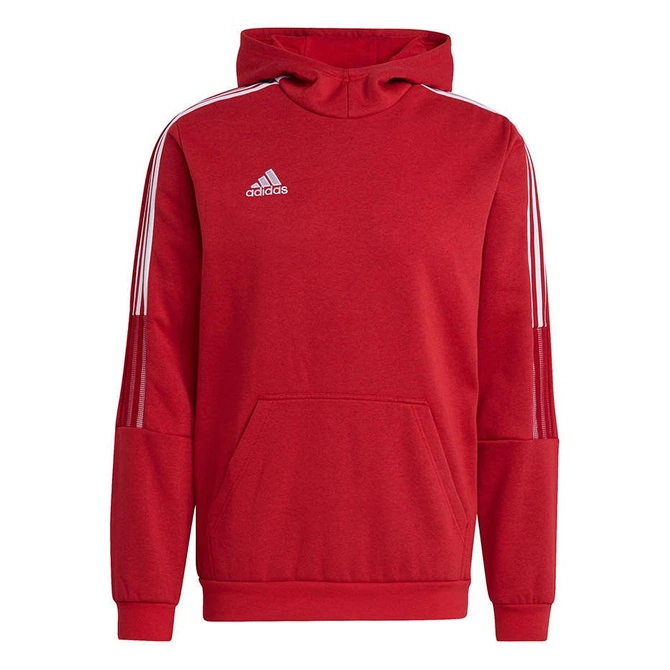 Męska Bluza z Kapturem Adidas Tiro 21 Sweat Hoody Czerwona (GM7353)
