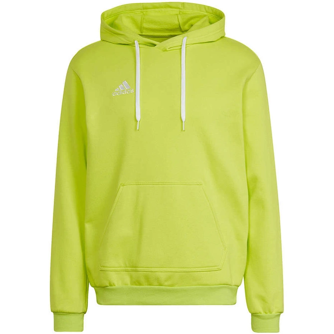 Męska Bluza Bawełniana z Kapturem Adidas Entrada 22 Hoody Limonkowa (HC5083)