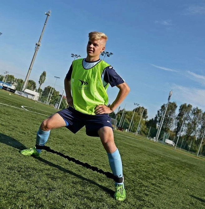 Znacznik piłkarski żółty, oznacznik Junior (100018)