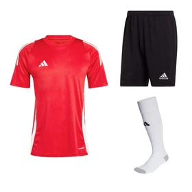 Komplet Strój Piłkarski Adidas TIRO 24 Czerwony (IS1016 + H57504)