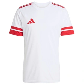 Koszulka męska adidas Squadra 25 biało-czarwona JG5829