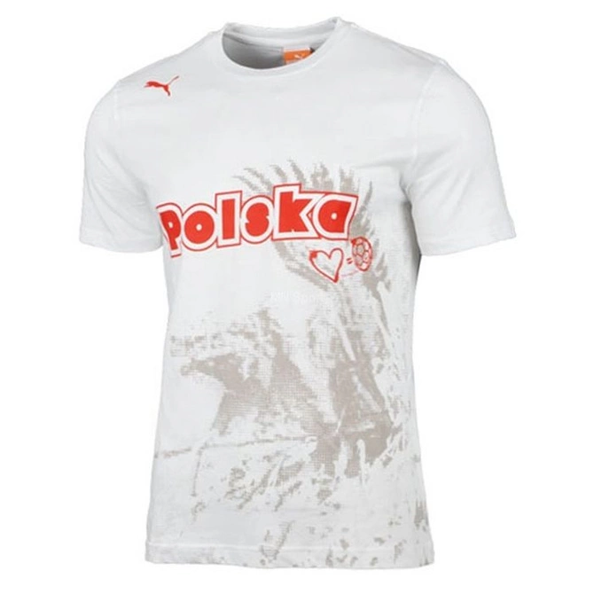 Męska Koszulka Bawełniana Reprezentacji Polski - Polska Hussar Tee (740955-07)