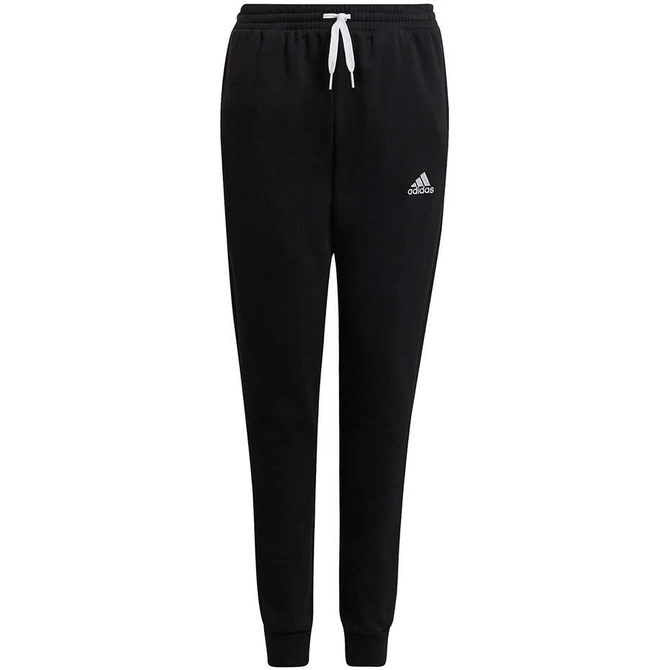Dziecięce Spodnie Bawełniane Adidas Entrada 22 Czarny (H57518)
