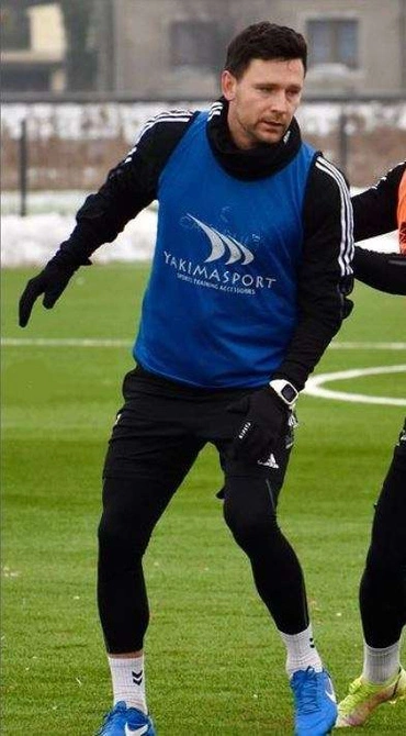 Znacznik piłkarski niebieski, oznacznik Dziecko (100018)