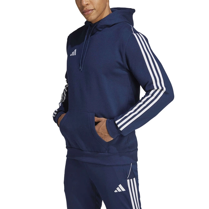 Męska Bluza Bawełniana z Kapturem Adidas Tiro 23 League Hoodie Granatowa (HS3599)