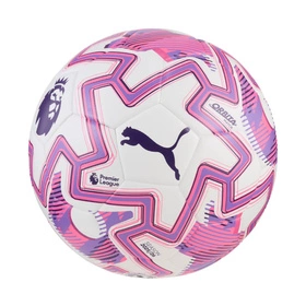 Piłka nożna Puma Orbita Match Premier League biało-fioletowo-różowa 84704 01