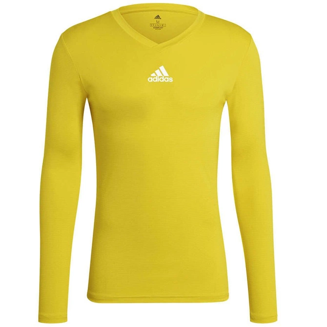 Męska Koszulka Termoaktywna Adidas Base Tee 21 Żółty (GN7506)