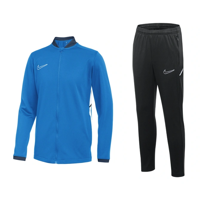 Dziecięcy Dres Sportowy Nike Academy 25 Długi Zamek niebieski (FZ9836 463 + FZ9816 010)