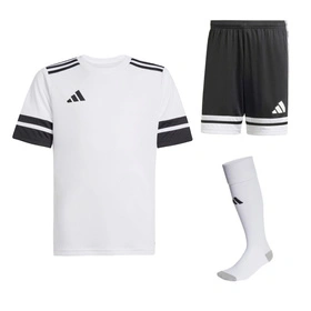 Dziecięcy Komplet Piłkarski Adidas Squadra 25 Biały (JJ0057 + JJ2417)