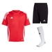 Dziecięcy Komplet Piłkarski Adidas TIRO 24 Czerwony (IS1030 + H57502) 