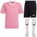 Dziecięcy Komplet Piłkarski Adidas Entrada 22 Różowy (HC5055)